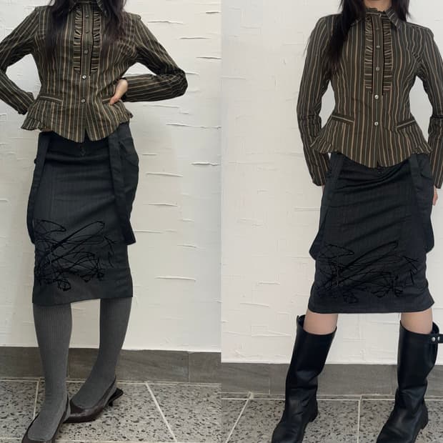 frill vintage shirts