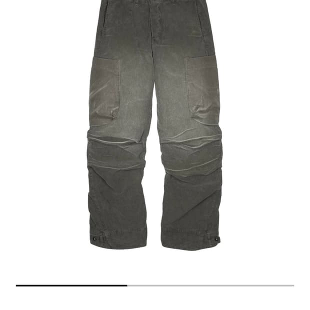 산산기어 WASHED CORDUROY PANTS CAPPUCINO