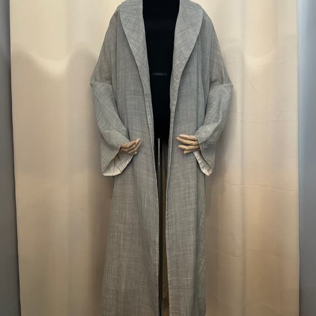 꼼데가르송 Comme Des Garcons 오트밀 오픈 코트