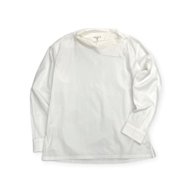 Beams neck button shirt