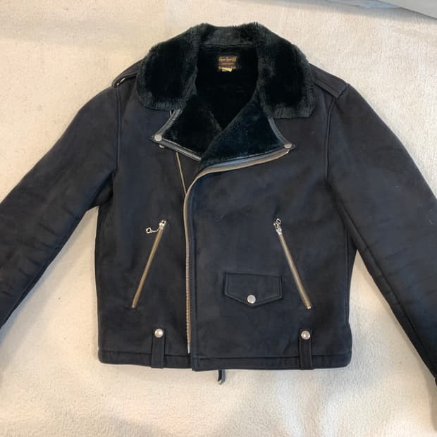 스타일 아이즈 무스탕(라이더) 40(100) 자켓