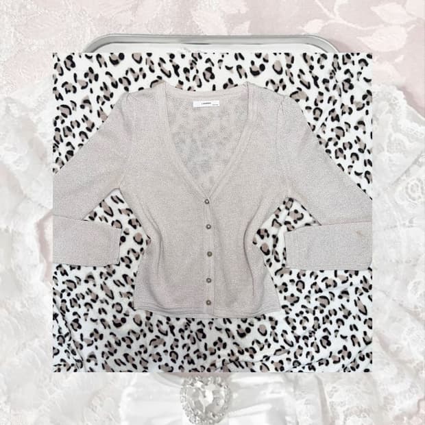 ♡ 오네갸루 자글 펄 은사 가디건🤎