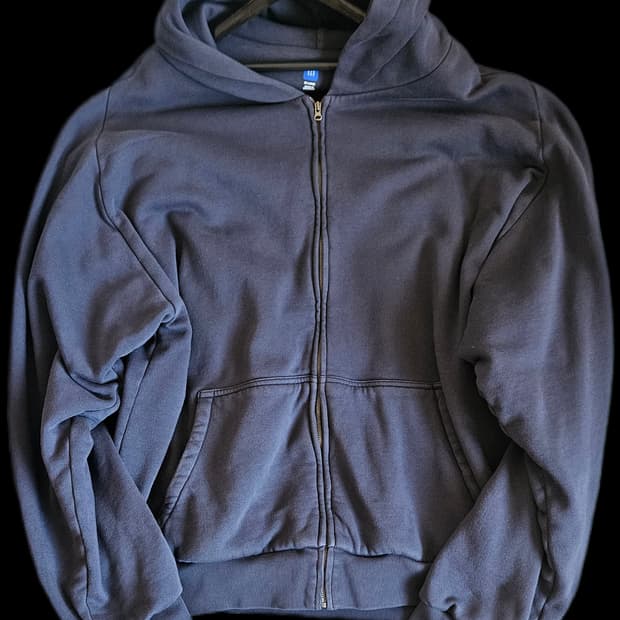 이지갭 후드집업 네이비 xxl 더블페이스