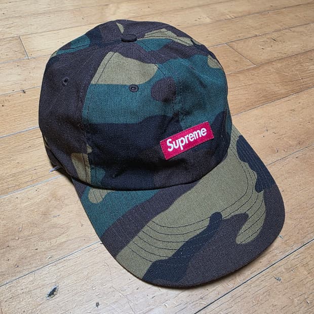 슈프림 코듀라 스몰로고 캡