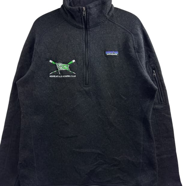 파타고니아 베러 스웨터 블랙 하프집업1393