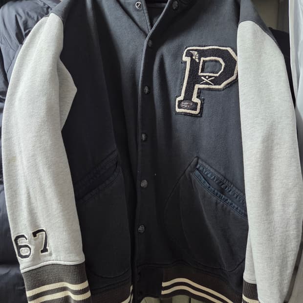 폴로 랄프로렌 후드 바시티 자켓 2XB(105~110)