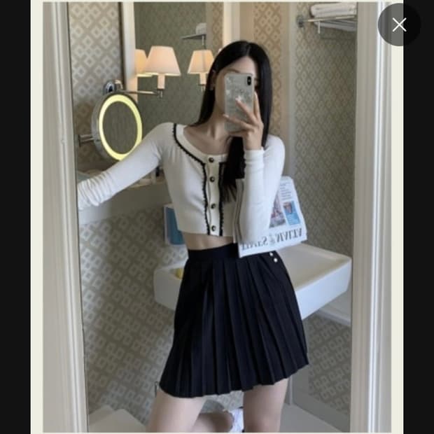 서쿠키 프란체스코 아이보리 가디건