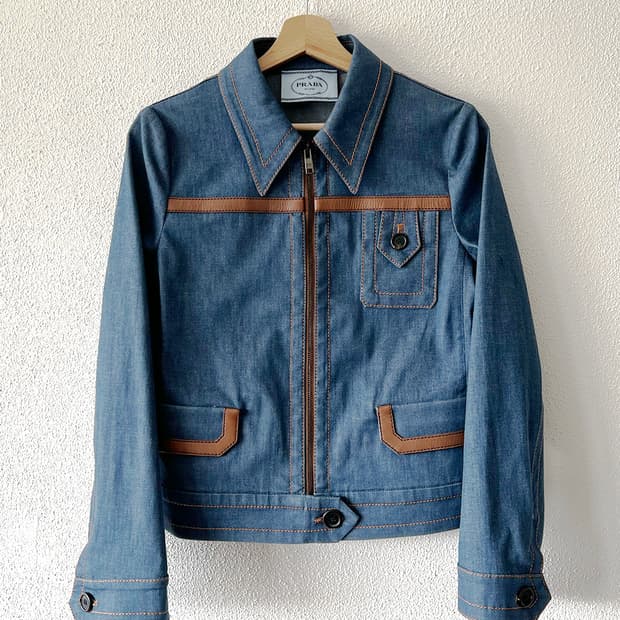 프라다 SS15 스티치 디테일 자켓