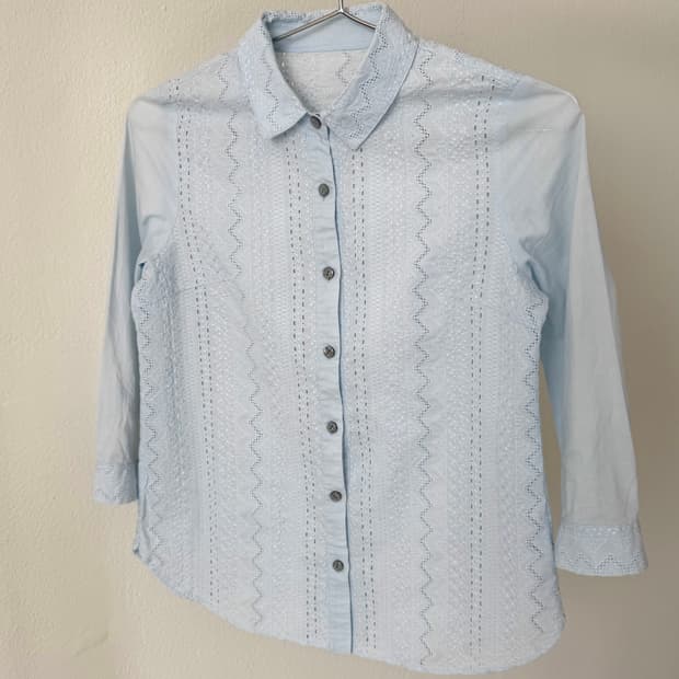 빈티지 블라우스