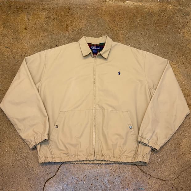 90s 미국 빈티지 폴로랄프로렌 스윙자켓 스윙탑 헤링본자켓