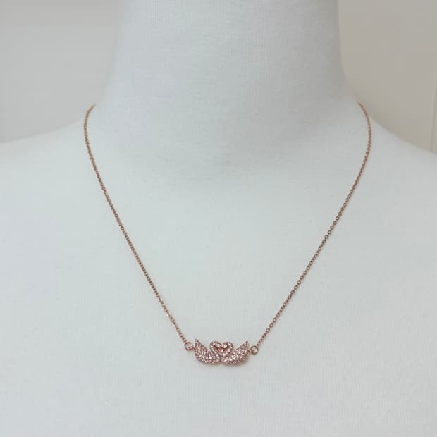 로즈골드 백조 스완 목걸이🦢(새상품)