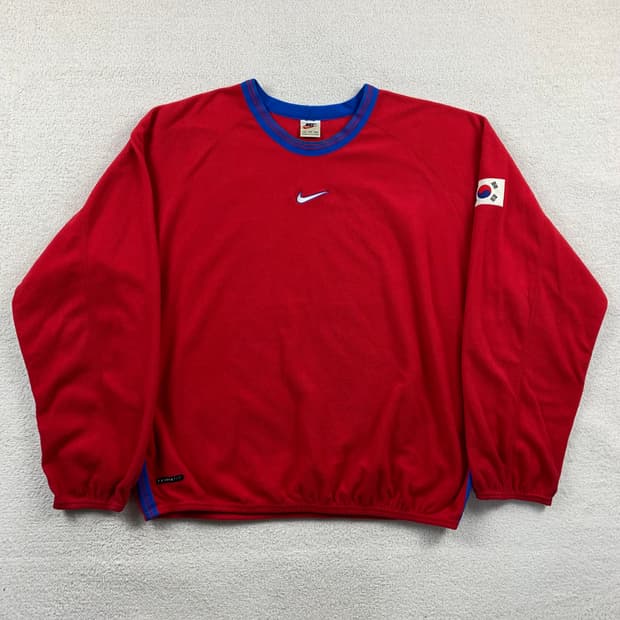 나이키 센터스우시 98-02 한국 국대 트레이닝 플리스 웜업