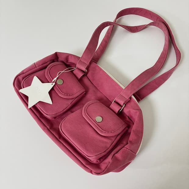 KUL 큘 포켓백 / 숄더백 pink Y2K 가방