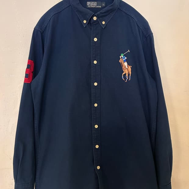 (정품) 폴로 랄프로렌 셔츠 L 네이비
