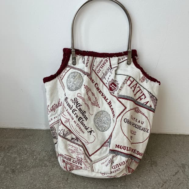 vintage jacquard bag