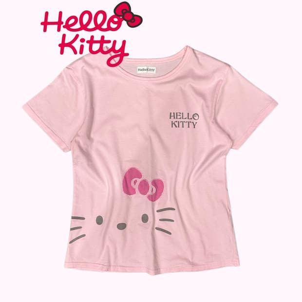 kitty face logo t-shirt
