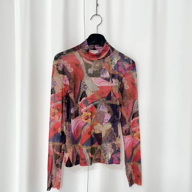 Chrisitian Lacroix mesh top