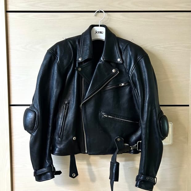 Heavy Biker Cow Leather Jacket 레더 자켓
