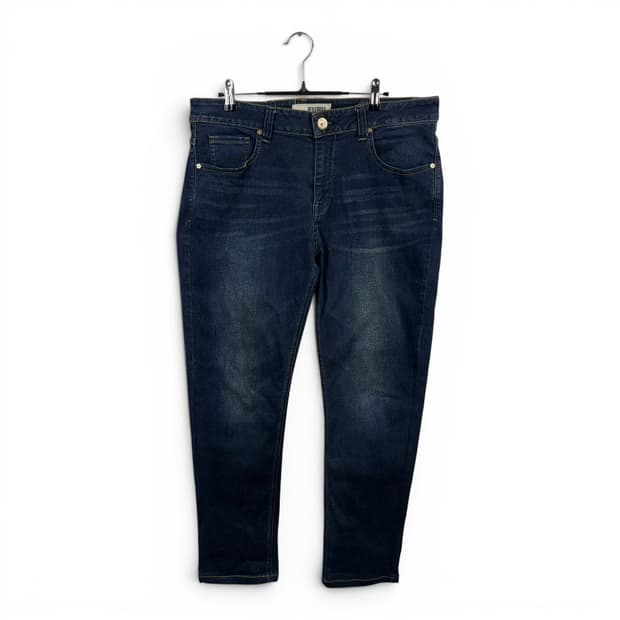 (L) 후부 진청 데님 팬츠