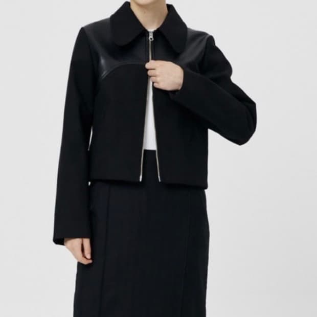 문선 스웨이드 자켓