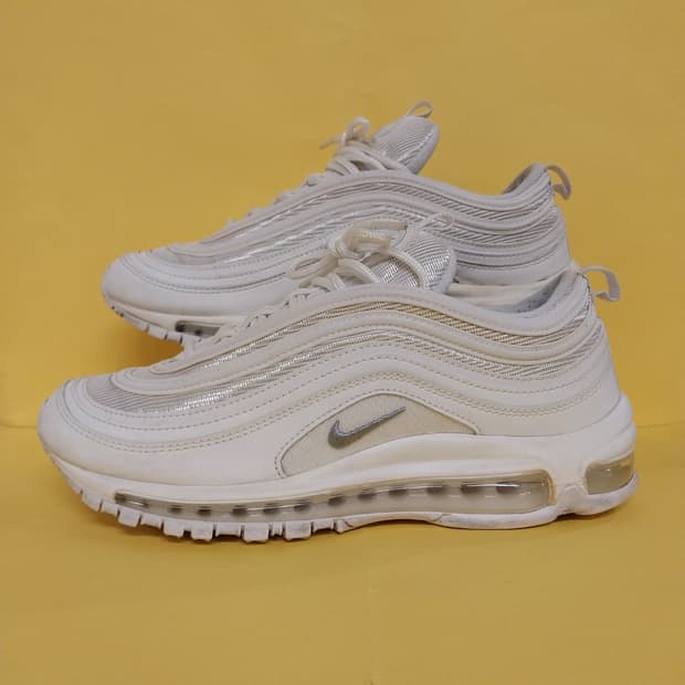 남성 나이키 에어맥스 97 화이트 운동화 (260)
