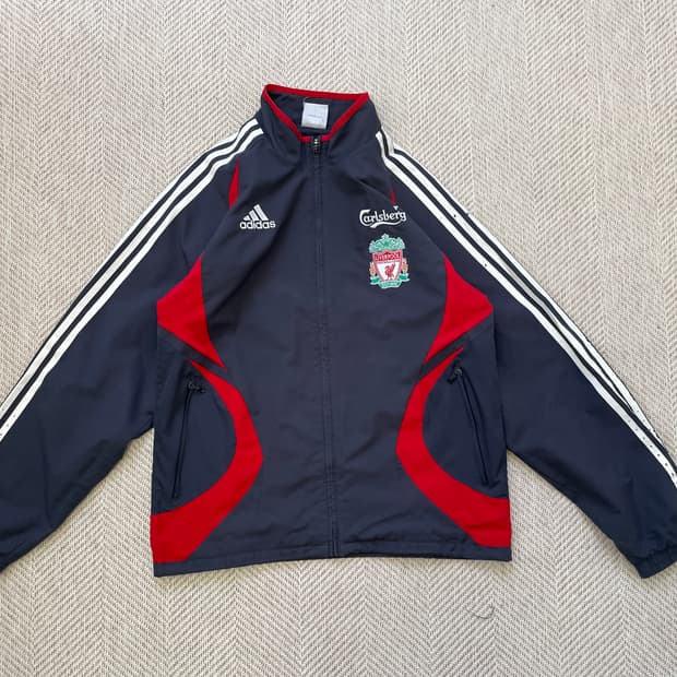 00s 아디다스 x 리버풀  카를스버그 트레이닝 집업 자켓