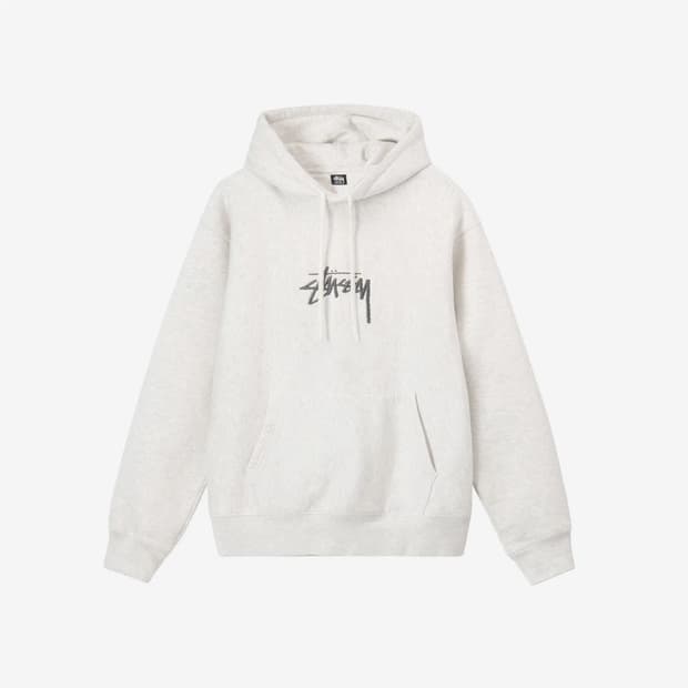 Stussy Stock Logo Applique Hoodie 