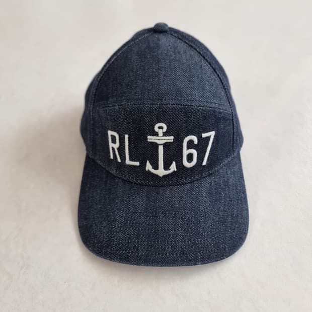 폴로 랄프로렌 RL 67 앵커 데님 볼캡