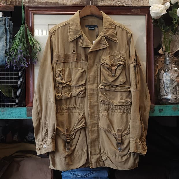 폴로 랄프로렌 여성용 피싱 헌팅 포켓 스포츠맨 린넨 필드자켓 6