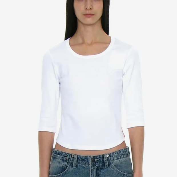 파르티멘토우먼 스쿱넥 티셔츠 s