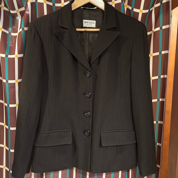 막스마라 막스앤코 스트라이프 자켓