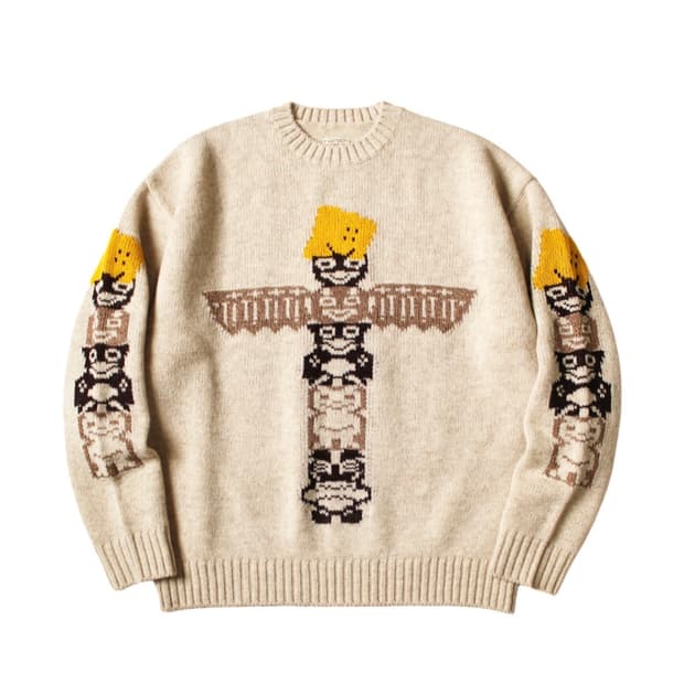 캐피탈 토템 니트 1사이즈 새상풍