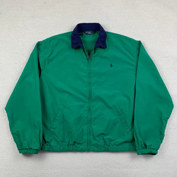 90s made in usa 폴로 랄프로렌 포니로고 나일론 자켓
