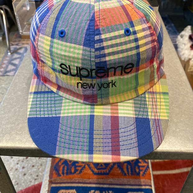 슈프림 Madras Camp Cap