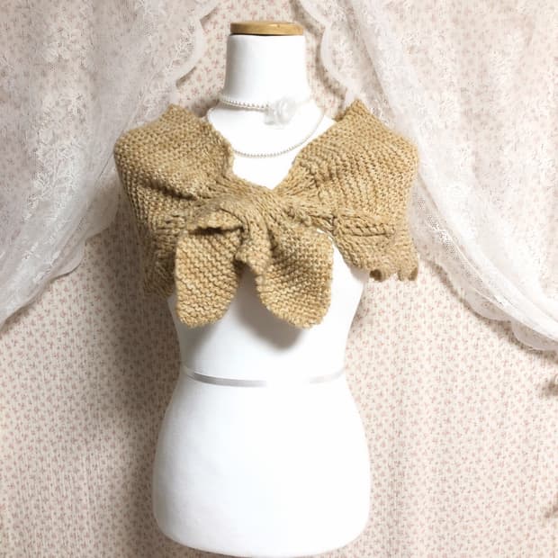 빈티지 뜨개 목도리