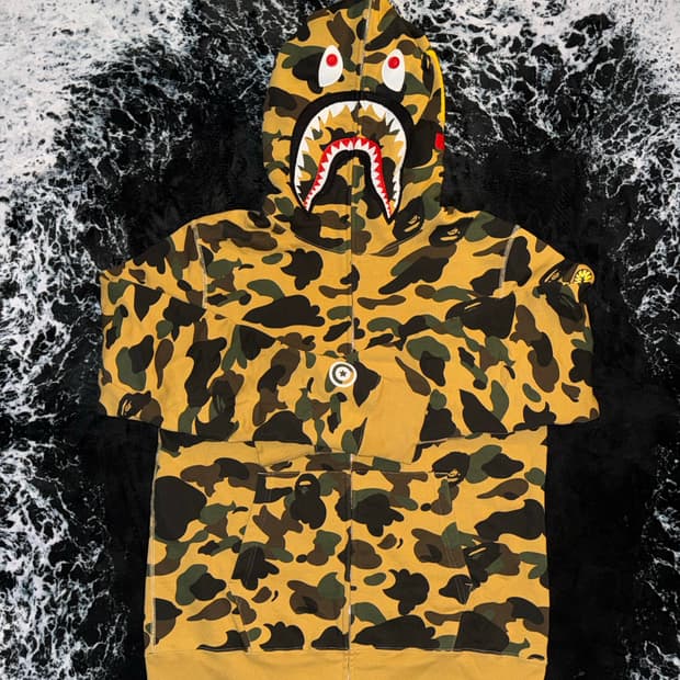 베이프 ponr 후드집업 황계 L