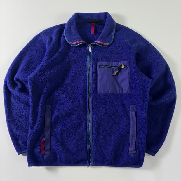 Patagonia 파타고니아90‘s USA 레트로 신칠라 블루 플리스 자
