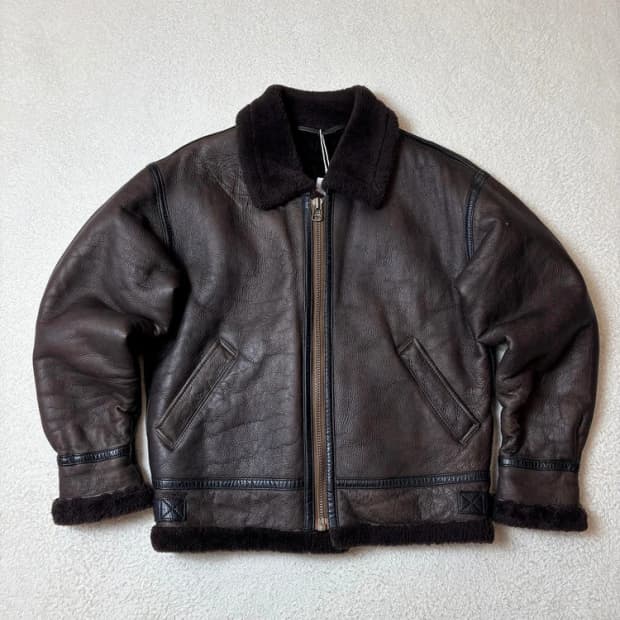 Selctede 90's B-3 양가죽 무스탕 자켓 PN6619