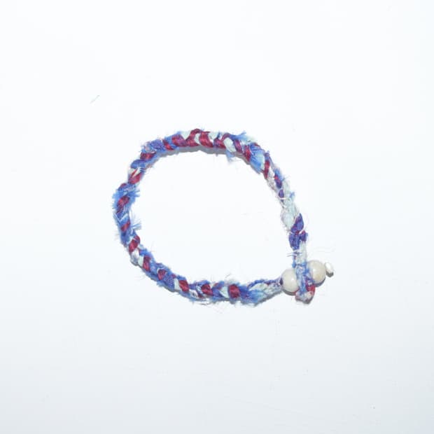 명주 원석 팔찌