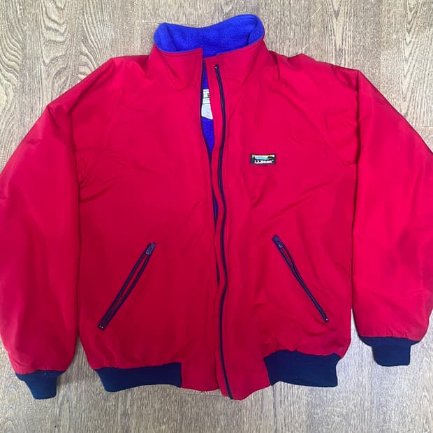 엘엘빈 l.l.bean 웜업자켓 레드 L(105) 팝니다