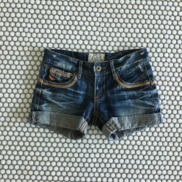 vintage denim shorts