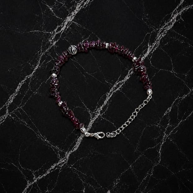 THISTLE – Crimson Stone Bracelet