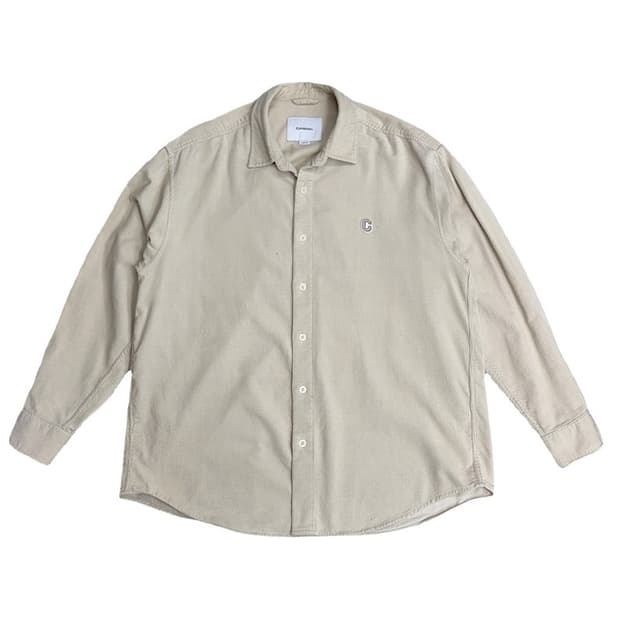 COVERNAT 시그니처 심볼 코듀로이 셔츠 L