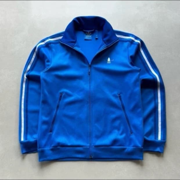 아디다스 파이어버드 블루 트랙탑