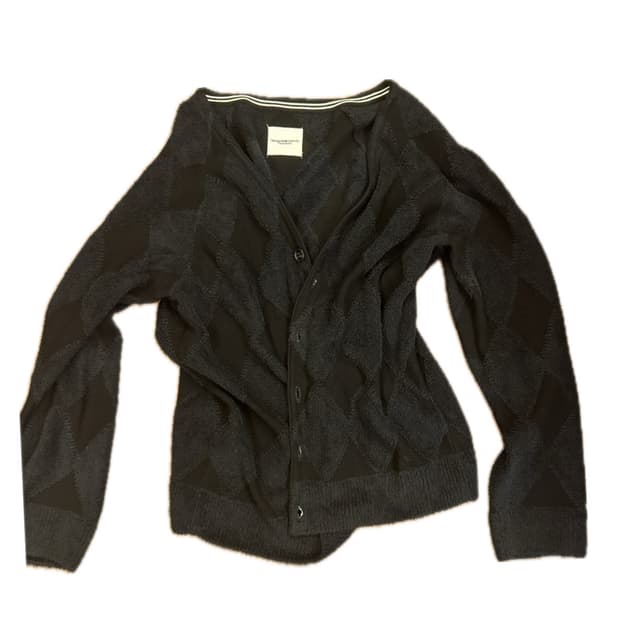 (50) 솔로이스트 아가일 가디건 급처