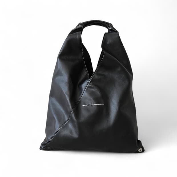 마르지엘라 레더 블랙 토트백 mm6