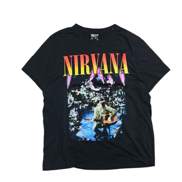 너바나 nirvana 공식 반팔 밴드티