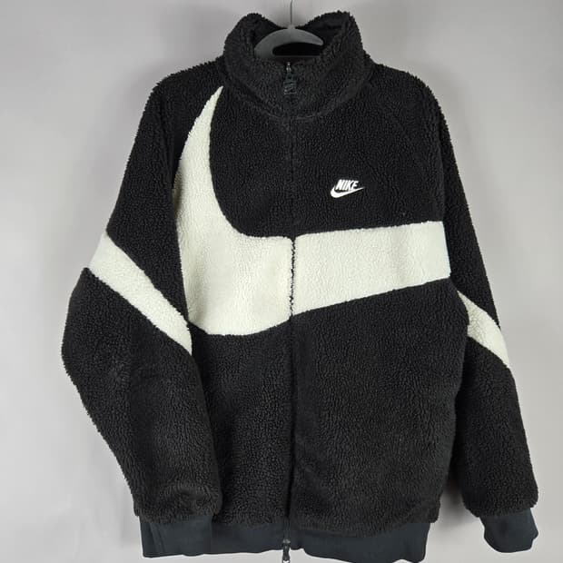 [무료배송]나이키 M 리버시블 빅 스우스 플리스 집업 자켓 후리스 양면