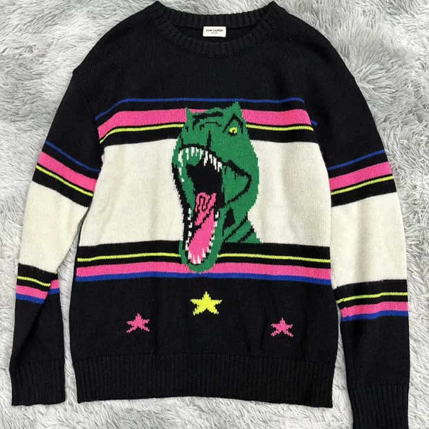 (구매글)생로랑 16 서프시즌 공룡 니트