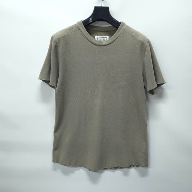 마르지엘라 4스티치 컷오프 반팔 니트 티셔츠(95)